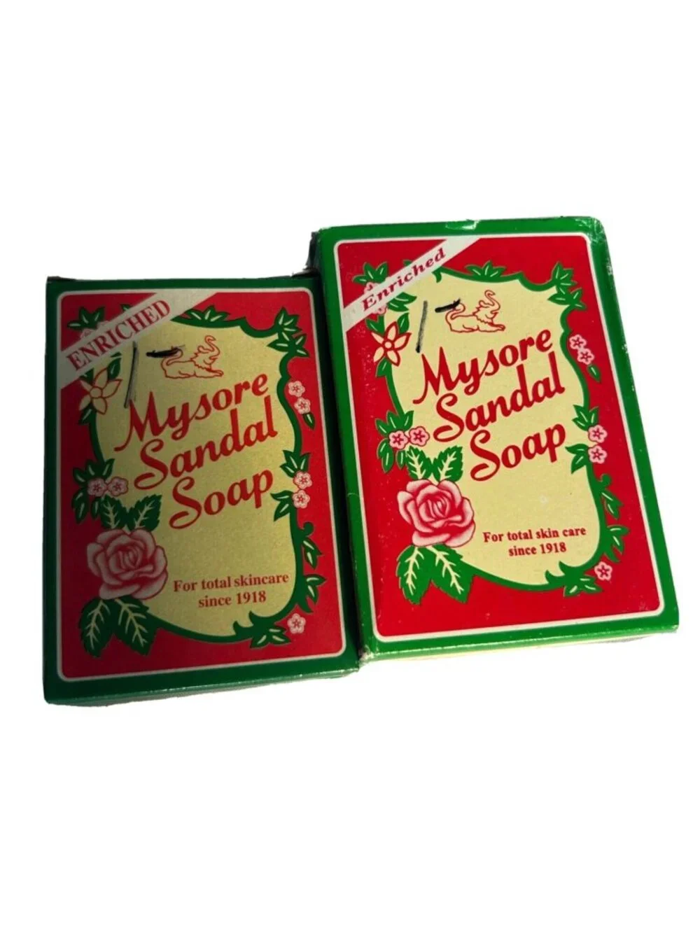 Mysore Sandal Sandalwood Soap Bars Vintage Original Packaging 75g & 125g - NEW